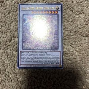 Rare blue eyes spirit dragon 1996 limited edition card great condition